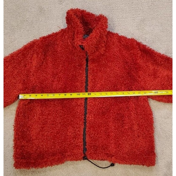 Women's Vintage Red Pleasant Pheasant Drawstring Waist Jacket Size Large CA... - Picture 4 of 10